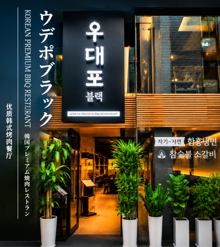 우대포 블랙명동점