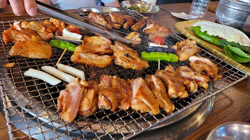 약수참숯불닭갈비